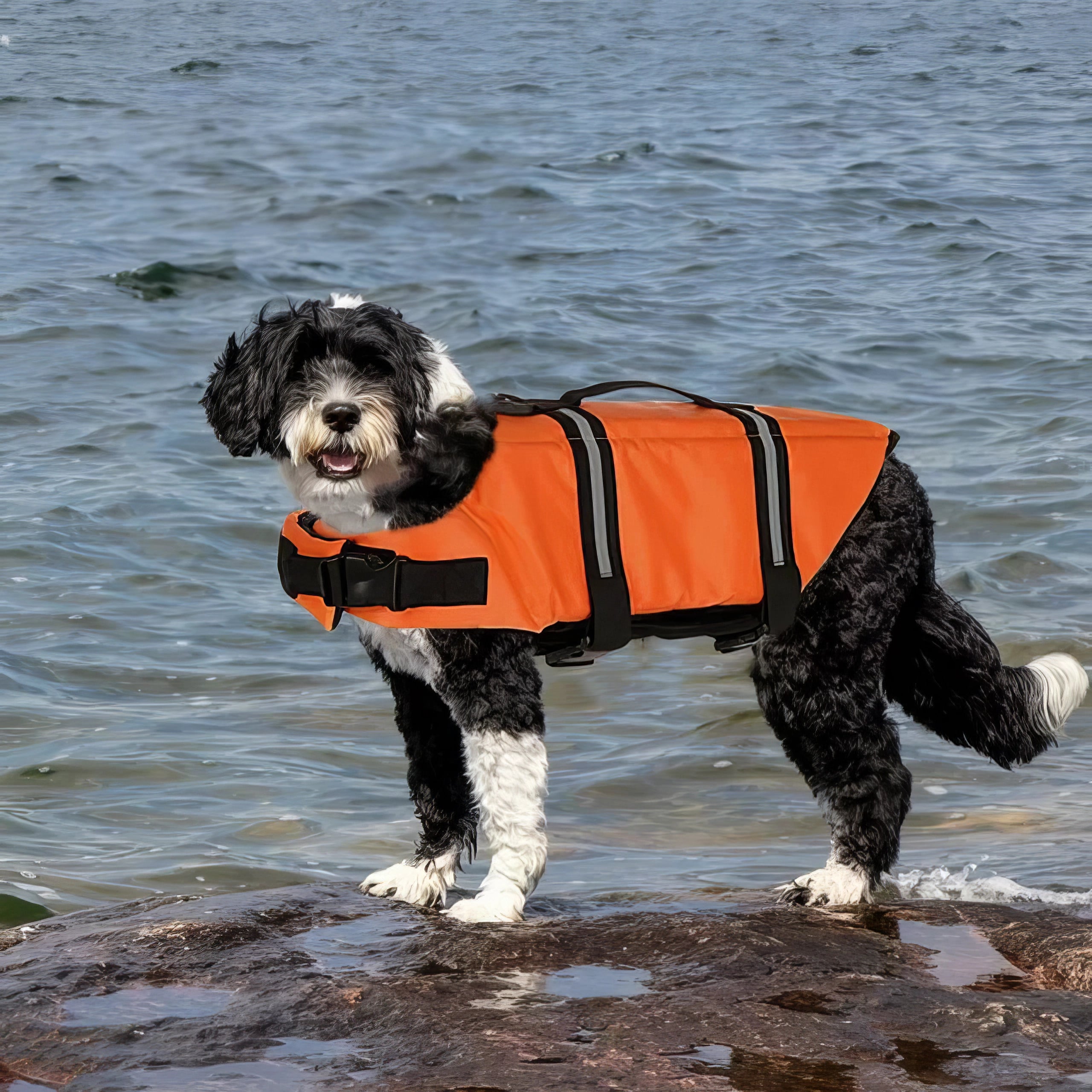 Dog life saver life jacket